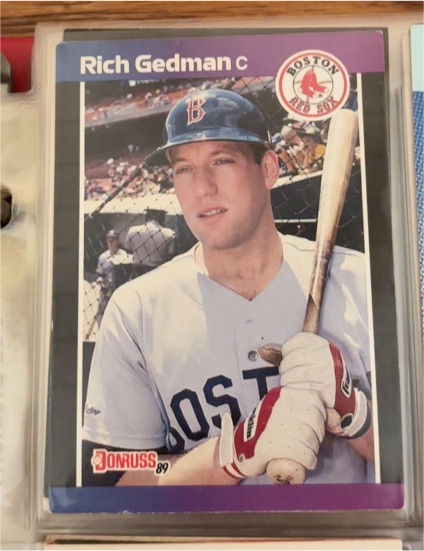 1989 Donruss #162 Rich Gedman — front