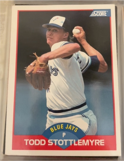 1989 Score #453 Todd Stottlemyre — front