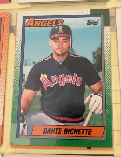 1990 Topps #43 Dante Bichette — front