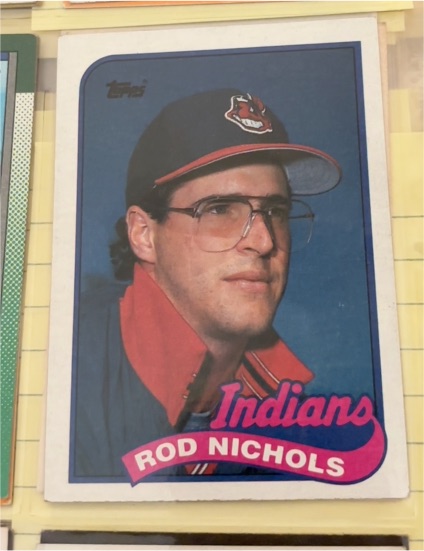 1989 Topps #443 Rod Nichols — front