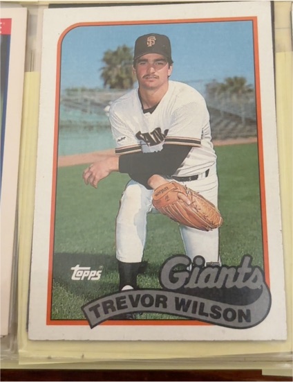 1989 Topps #783 Trevor Wilson — front