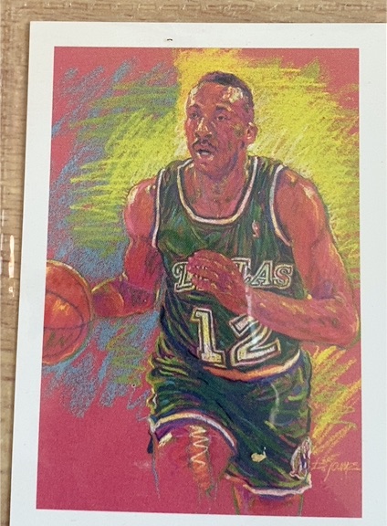 1991-92 Hoops #508 Derek Harper Dallas Mavericks — front