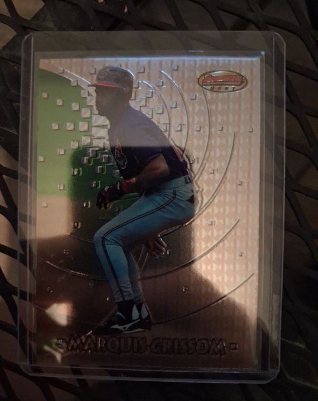 1997 Bowman's Best #25 Marquis Grissom — front