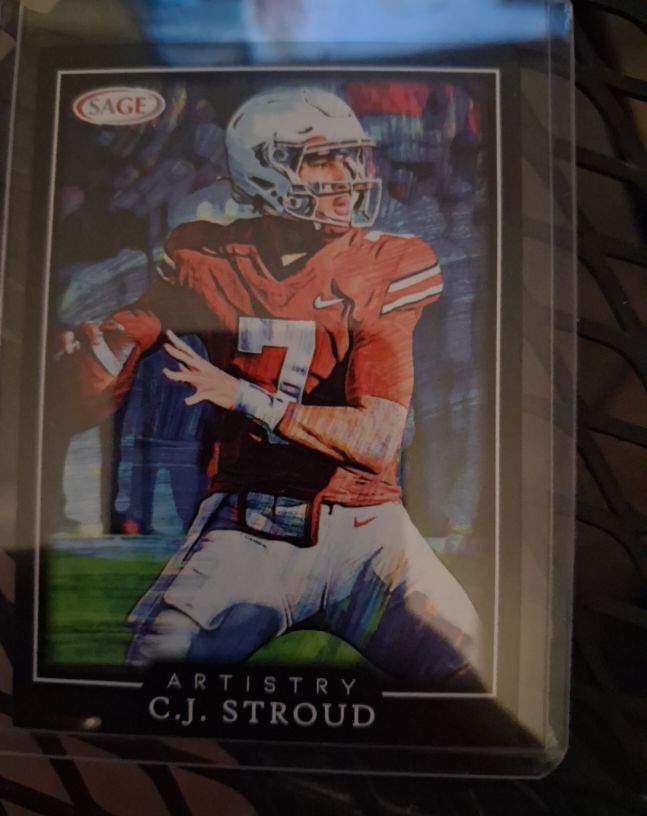 2022 SAGE Artistry #36 C.J. Stroud — front