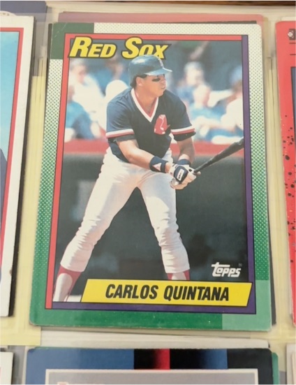 1990 Topps #18 Carlos Quintana — front