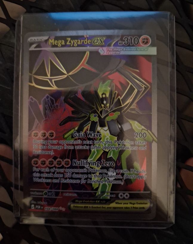 2015 Pokémon Mega Zygarde EX #104 — front