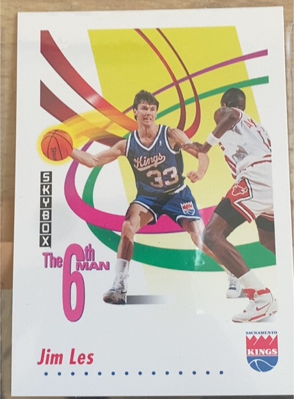 1991-92 SkyBox #454 Jim Les — front