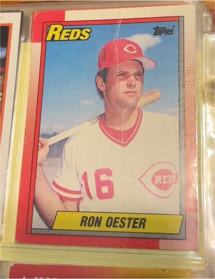 1990 Topps #492 Ron Oester — front