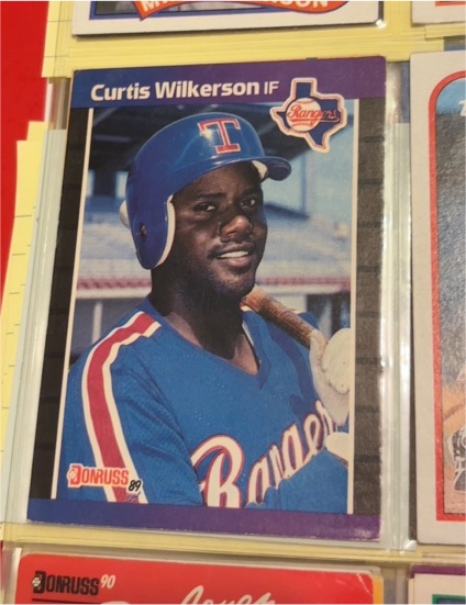 1989 Donruss #402 Curtis Wilkerson — front