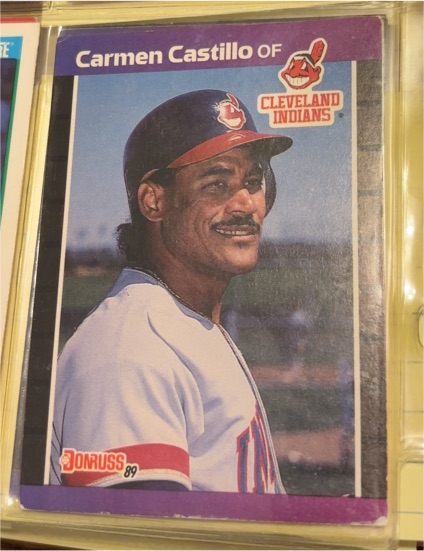 1989 Donruss #374 Carmen Castillo Cleveland Indians — front