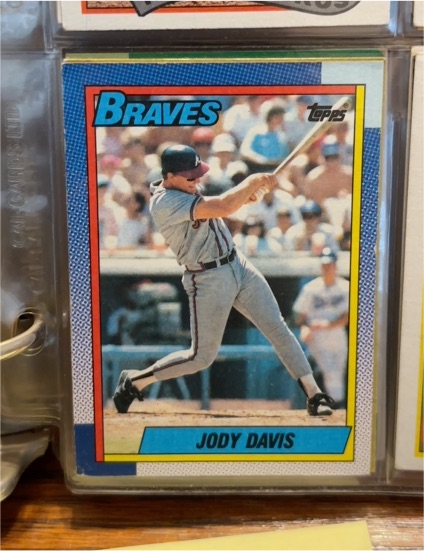 1990 Topps #453 Jody Davis — front