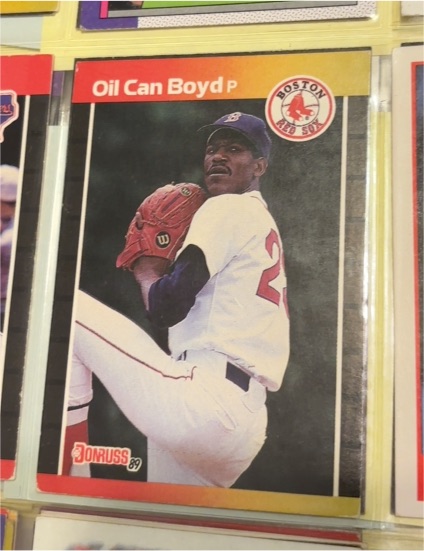1989 Donruss #476 Oil Can Boyd — front