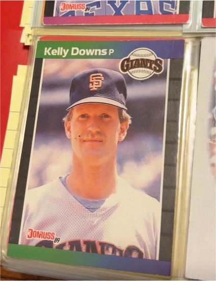1989 Donruss #367 Kelly Downs — front