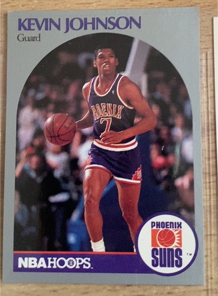 1990 NBA Hoops #35 Kevin Johnson — front
