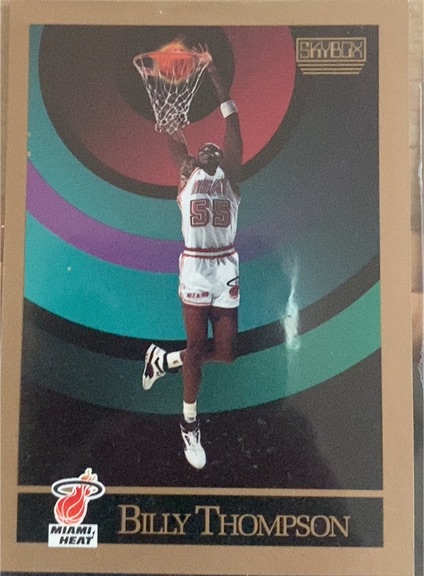 1990-91 SkyBox #154 Billy Thompson — front