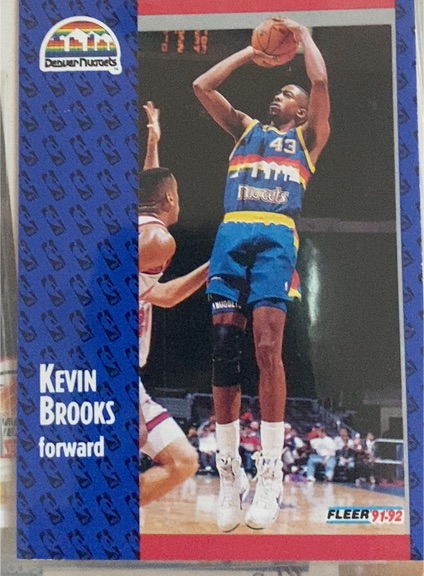 1991-92 Fleer #273 Kevin Brooks — front