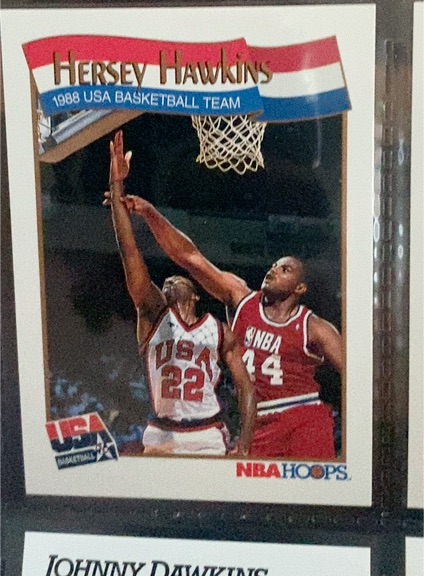 1991-92 NBA Hoops #569 Hersey Hawkins — front