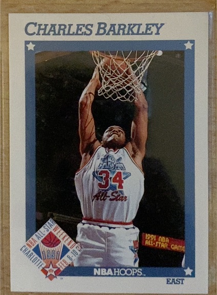 1991-92 NBA Hoops #248 Charles Barkley All-Star — front