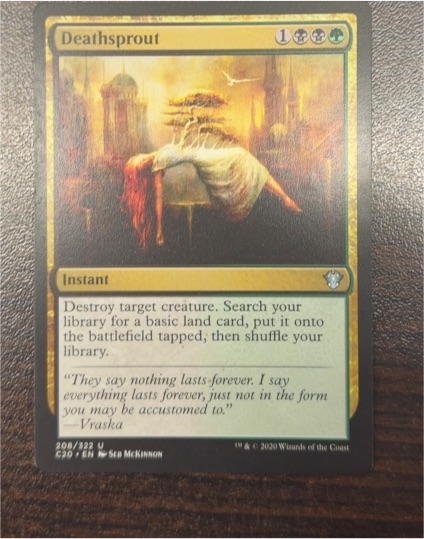2020 Magic: The Gathering #208 Deathsprout — front