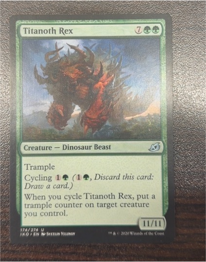 2020 Magic: The Gathering #174 Titanoth Rex — front