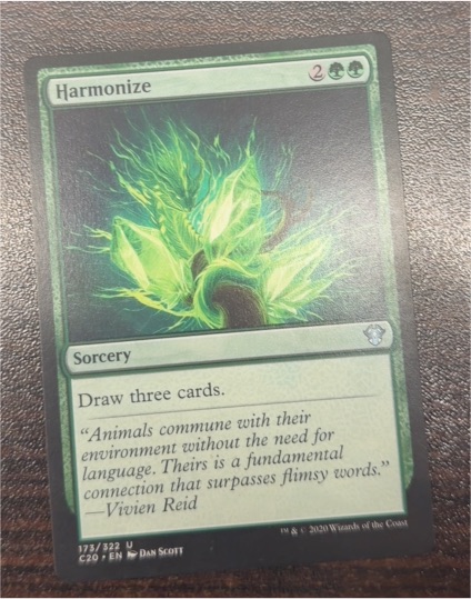 2020 Magic: The Gathering #173 Harmonize — front