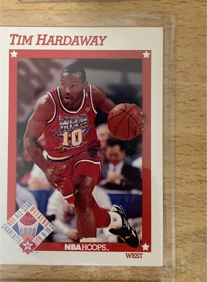 1991-92 NBA Hoops #264 Tim Hardaway — front