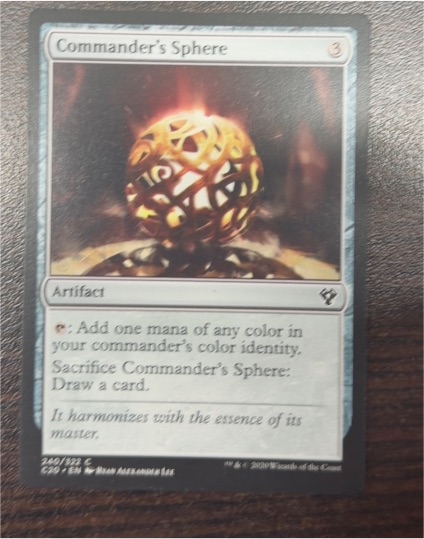 2020 Magic: The Gathering #240 Commander's Sphere — front