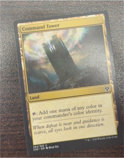 2020 Magic: The Gathering #264 Command Tower — front