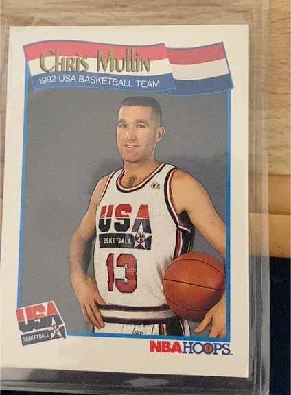 1991 NBA Hoops #581 Chris Mullin — front