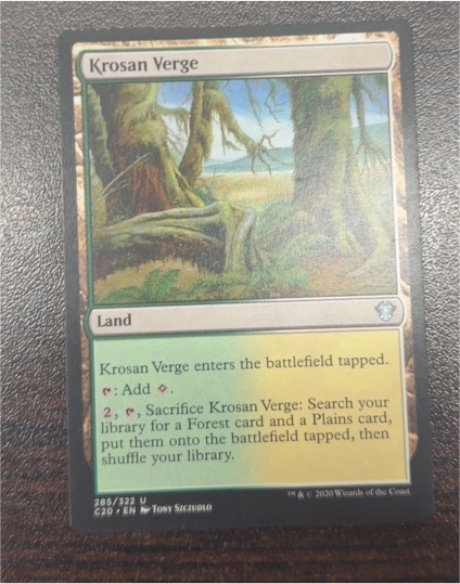 2020 Magic: The Gathering #285 Krosan Verge — front