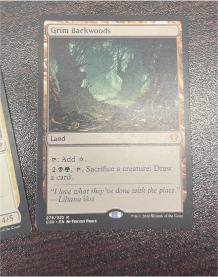2020 Magic: The Gathering #278 Grim Backwoods — front