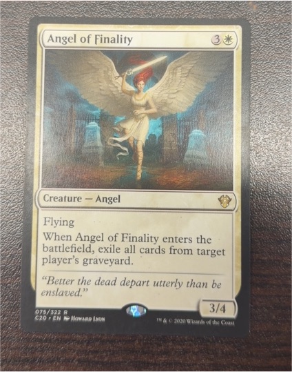2020 Magic: The Gathering #075 Angel of Finality — front