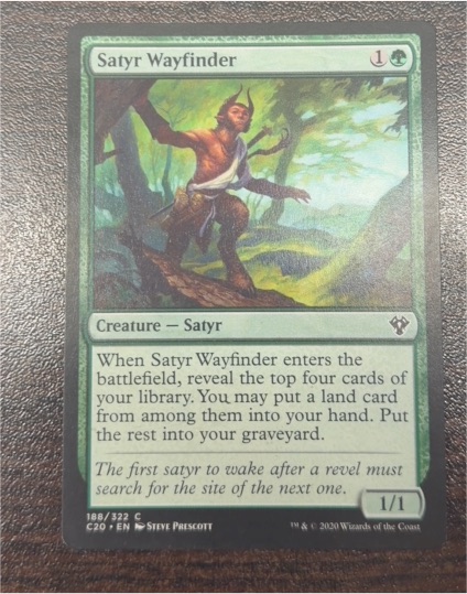 2020 Magic: The Gathering #188 Satyr Wayfinder — front