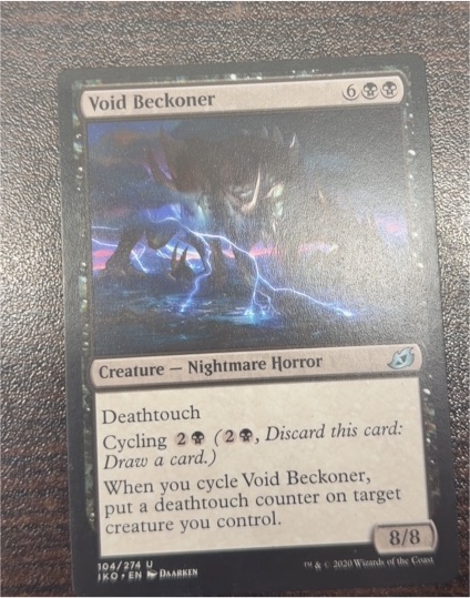 2020 Ikoria: Lair of Behemoths #104 Void Beckoner — front