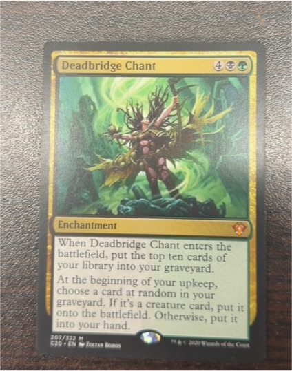 2020 Magic: The Gathering #207 Deadbridge Chant — front