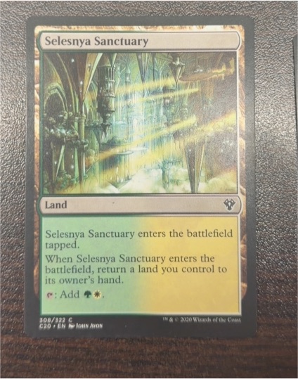 2020 Magic: The Gathering #308 Selesnya Sanctuary — front