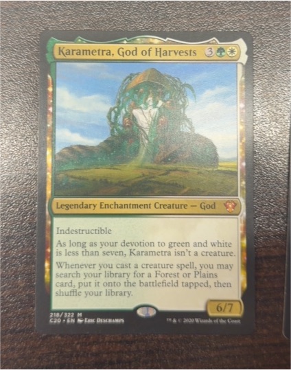 2020 Commander 2020 #218 Karametra, God of Harvest — front