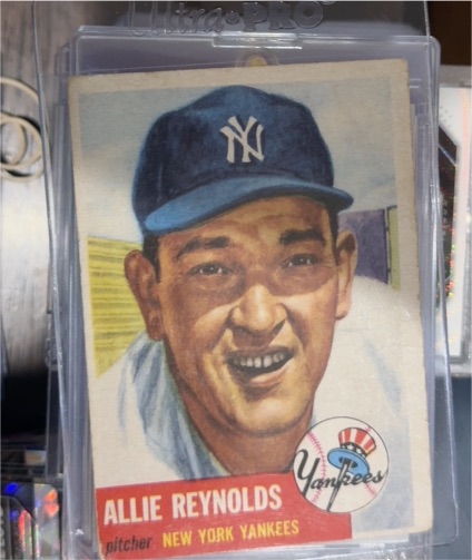 1953 Topps #141 Allie Reynolds — front