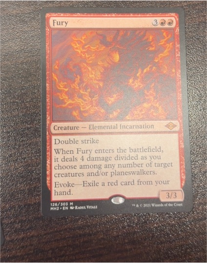 2021 Magic: The Gathering Modern Horizons 2 #126 Fury — front