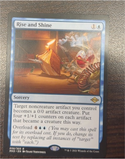 2021 Magic: The Gathering Modern Horizons 2 #058 Rise and Shine — front