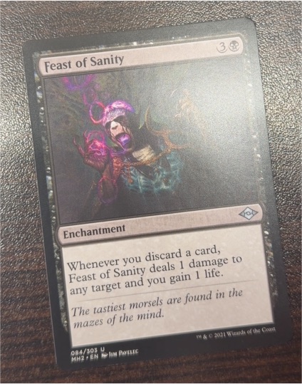 2021 Magic: The Gathering Modern Horizons 2 #84 Feast of Sanity — front