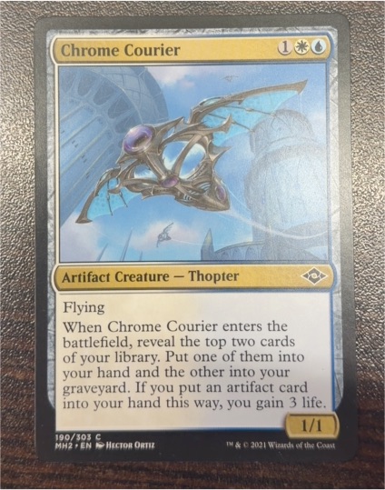 2021 Modern Horizons 2 #190 Chrome Courier — front