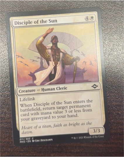 2021 Magic: The Gathering Modern Horizons 2 #11 Disciple of the Sun — front