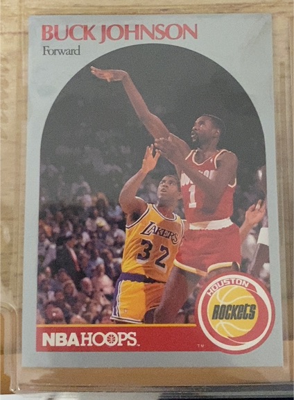 1990-91 NBA Hoops #125 Buck Johnson — front