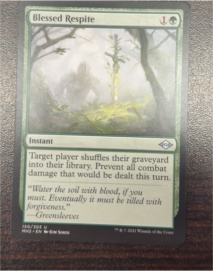 2021 Magic: The Gathering #150 Blessed Respite — front