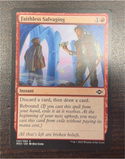 2021 Modern Horizons 2 #122 Faithless Salvaging — front
