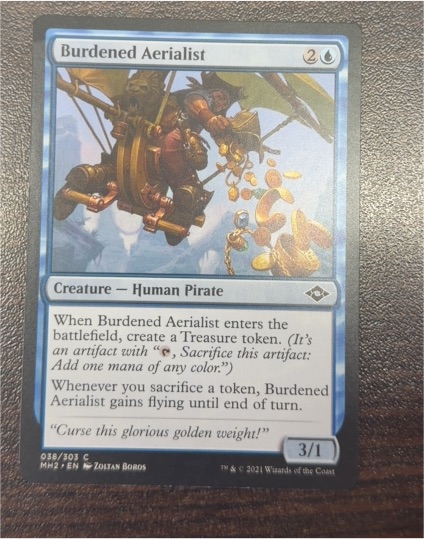 2021 Modern Horizons 2 #038 Burdened Aerialist — front