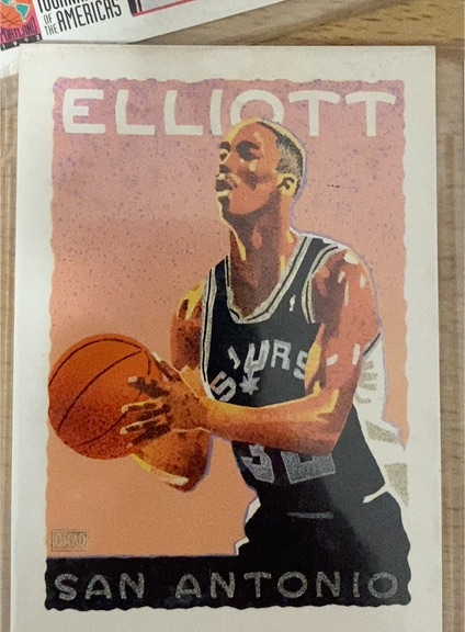 1991-92 Hoops #526 Sean Elliott — front