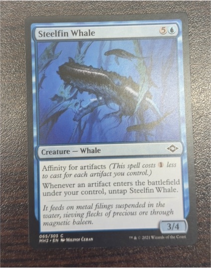 2021 Modern Horizons 2 #65 Steelfin Whale — front