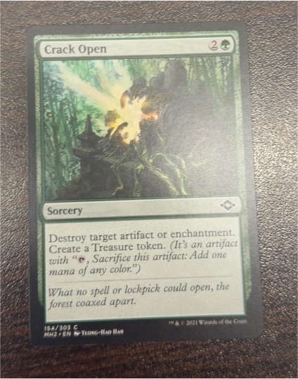 2021 Modern Horizons 2 #154 Crack Open — front
